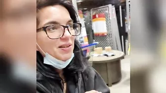 Another blowjob in public store with a facial and cum walk!!