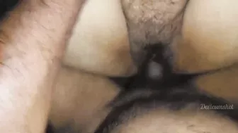 Rasili chut wali chubby bhabhi ki hairy pussy ko rat ke andhere me choda