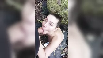 POV College Milf Cheating Sucking dick in public while her husband is away.