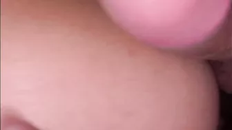 Wet pussy masturbation end with anal fuck