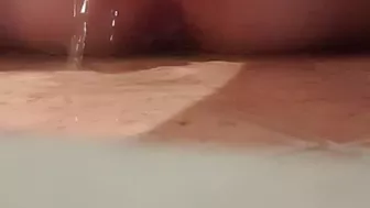 DESPERATE PISS AND CUM ALL OVER THE FLOOR