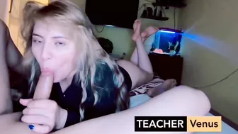 TeacherVenus - A horny teacher sucking cock