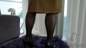 MILF step mom next door is bored of her cuck husband wants my cock, in high heels, lingerie fetish