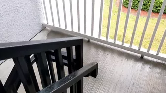 Neighbor Watches Me Squirt Outside My Apartment