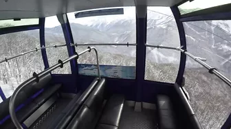 Sex with Hot Girl in the Cable Cars at the Ski Resort — POV Amateur Couple