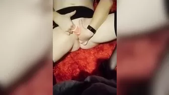 Fingering my pussy and ass using sex toy