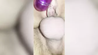 Anal Close Up Pussy Cum Bubbles