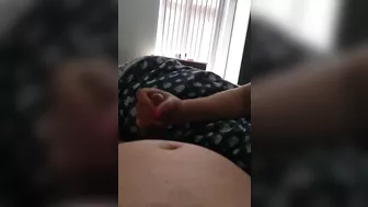 Step mom sensual handjob make step son cum on her hands