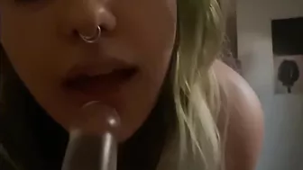 POV I suck you off and f myself with your detached cock