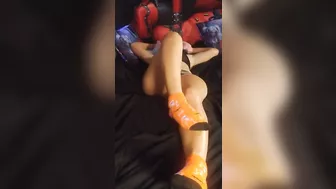 QOS Hotwife ankle socks foot tease