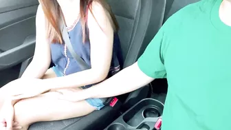 Asian Wild Pinay Gets Fuck Inside Her Car By A Stranger