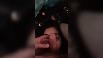 Latina Nerd Sucks My Cock And Rides Reverse Cowgirl For A Creampie