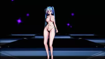 mmd r18 Miku Shorts Middle waisted Balalaika Normal Bikini Topless 3d hentai