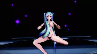 mmd r18 Miku Shorts Middle waisted Balalaika Normal Bikini Topless 3d hentai