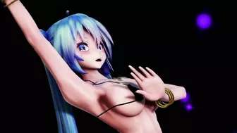 mmd r18 Miku Shorts Middle waisted Balalaika Normal Bikini Topless 3d hentai