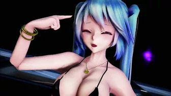 mmd r18 Miku Shorts Middle waisted Balalaika Normal Bikini Topless 3d hentai