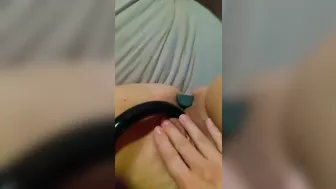 Pain relief hook massaging horny pussy!