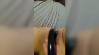 Pain relief hook massaging horny pussy!