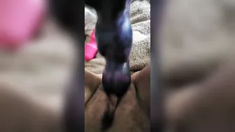 Bad dragon in tight pussy