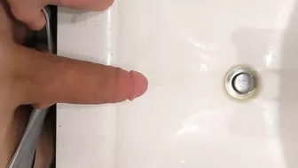 Piss in sink