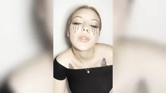 Sloppy ahegao by girl with braces. Spit fetish