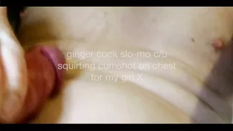 english canadian ginger cock slo-mo c/u squirting cumshot on chest 180621 1080HD