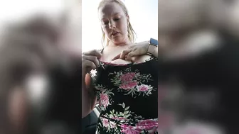 **Public*** Big Titted MILF Flashing Tits While Loading Groceries xxMissSwitchxx