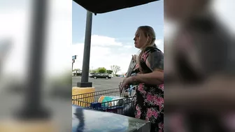 **Public*** Big Titted MILF Flashing Tits While Loading Groceries xxMissSwitchxx