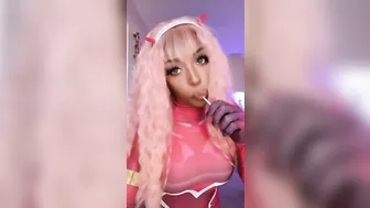 Ebony Zerotwo cosplay slut