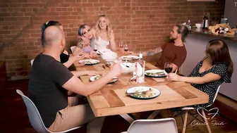 TEASER: Charlie invites her friends for dinner which ends up in a crazy group sex!