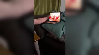 Caught in front room wanking over my wife's ipad