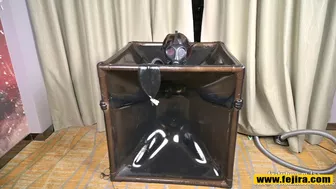 Fejira com Latex vacuum box and breathplay1