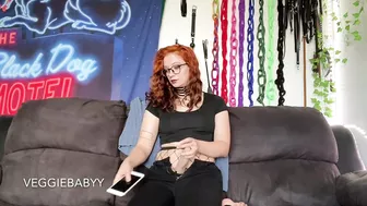 big dick goth GF facefucks and pegs you - full video on veggiebabyy Manyvids