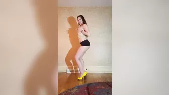 Amateur Dance & Strip from booty shorts to full nude.(high heels included)