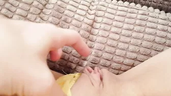 Perfect first masturbation wet tight pussy