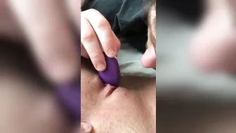 Boyfriend Edges My Clit With Toy And His Tongue