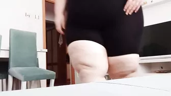 Sugargirl98 showing off my fat girl layers and cellulite