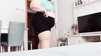 Sugargirl98 showing off my fat girl layers and cellulite