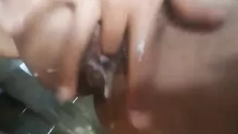 Nepali horny village wife fingering wet pussy and orgasm.