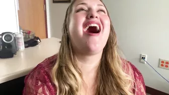 Wife Swallows Cum with a Smile. Deepthroat Blowjob, swallow with a smile!