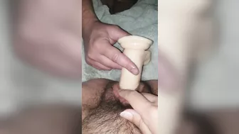 Husband cleans Hotwife's dirty pussy