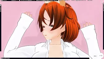 3D HENTAI fucked redhead girlfriend after a walk