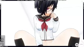 3D HENTAI POV schoolgirl rides your cock and does AHEGAO