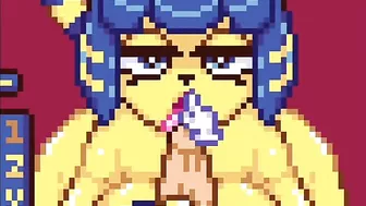 Neko Touch DX pixel art blowjob