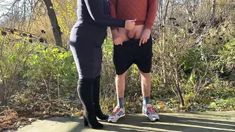 Horny mother in law made me cum