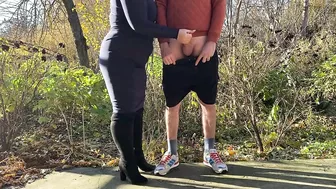 Horny mother in law made me cum
