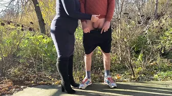 Horny mother in law made me cum