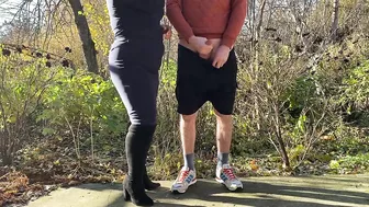 Horny mother in law made me cum