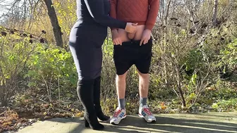 Horny mother in law made me cum