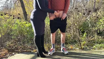 Horny mother in law made me cum